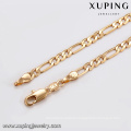 43649 new design indian gold plated necklace fashion 18k delicat simple jewelry necklace